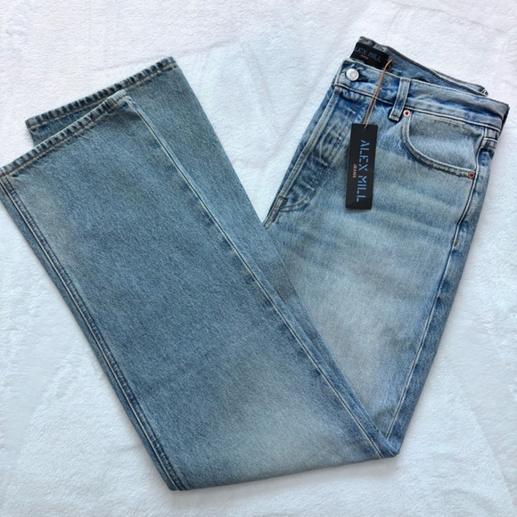 ALEX MILL The Bev Relaxed Straight Leg Button Fly Jean--29 - Picture 14 of 16